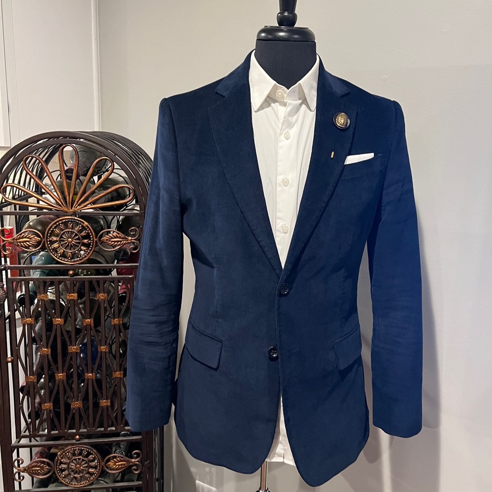 Stafford Corduroy Mens Classic Fit Sport Coat